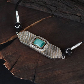 Saanjh Saaj Classic German Silver Necklace Set