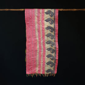 Bengal Kantha Handwork Patchwork Reversible Silk Stole 191