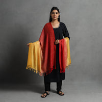 Red - Kumaun Handwoven Pure Merino Wool Shawl for Women 113