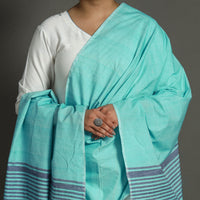 Blue - Chendamangalam Kuriappilly Handloom Cotton Dupatta 04