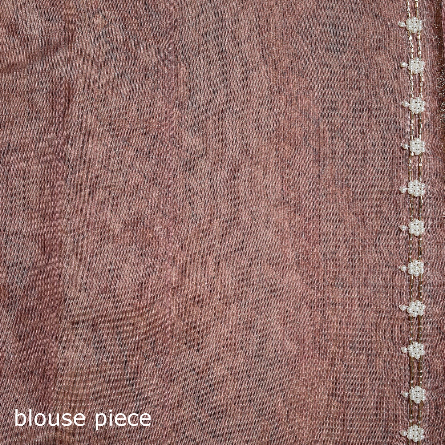 Pure Handloom Tissue Zari Buti Bead Work Katan Silk Chanderi Saree 01