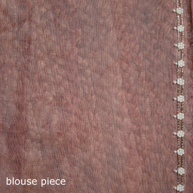Pure Handloom Tissue Zari Buti Bead Work Katan Silk Chanderi Saree 01