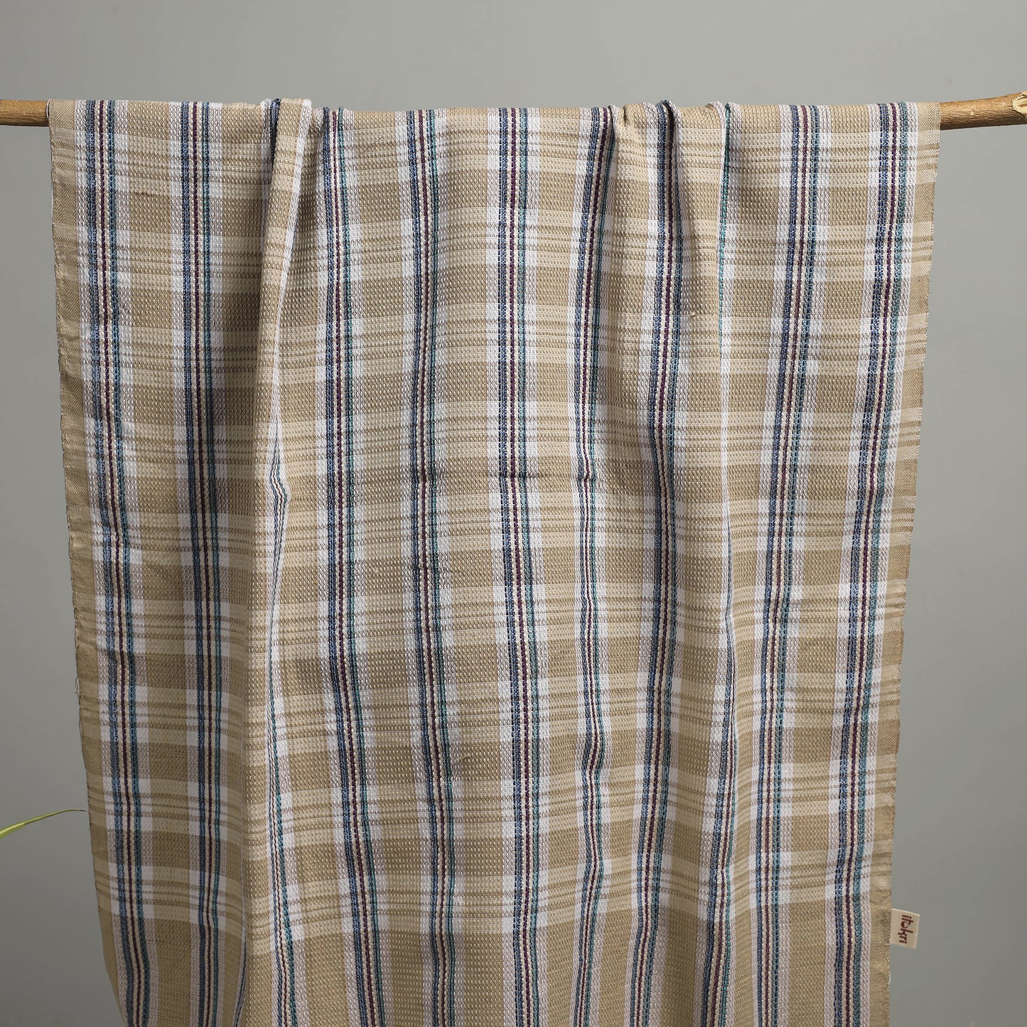 Handloom Fine Cotton Checks Bath Towel  66