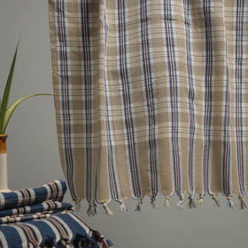Handloom Fine Cotton Checks Bath Towel  66
