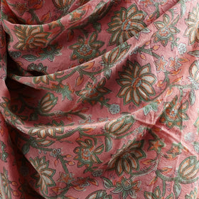Floral Sanganeri Print Pure Merino Wool Handwoven Shawl 03