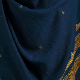 Kutch Bhujodi Handwoven Mirror Work Merino Wool Shawl 15