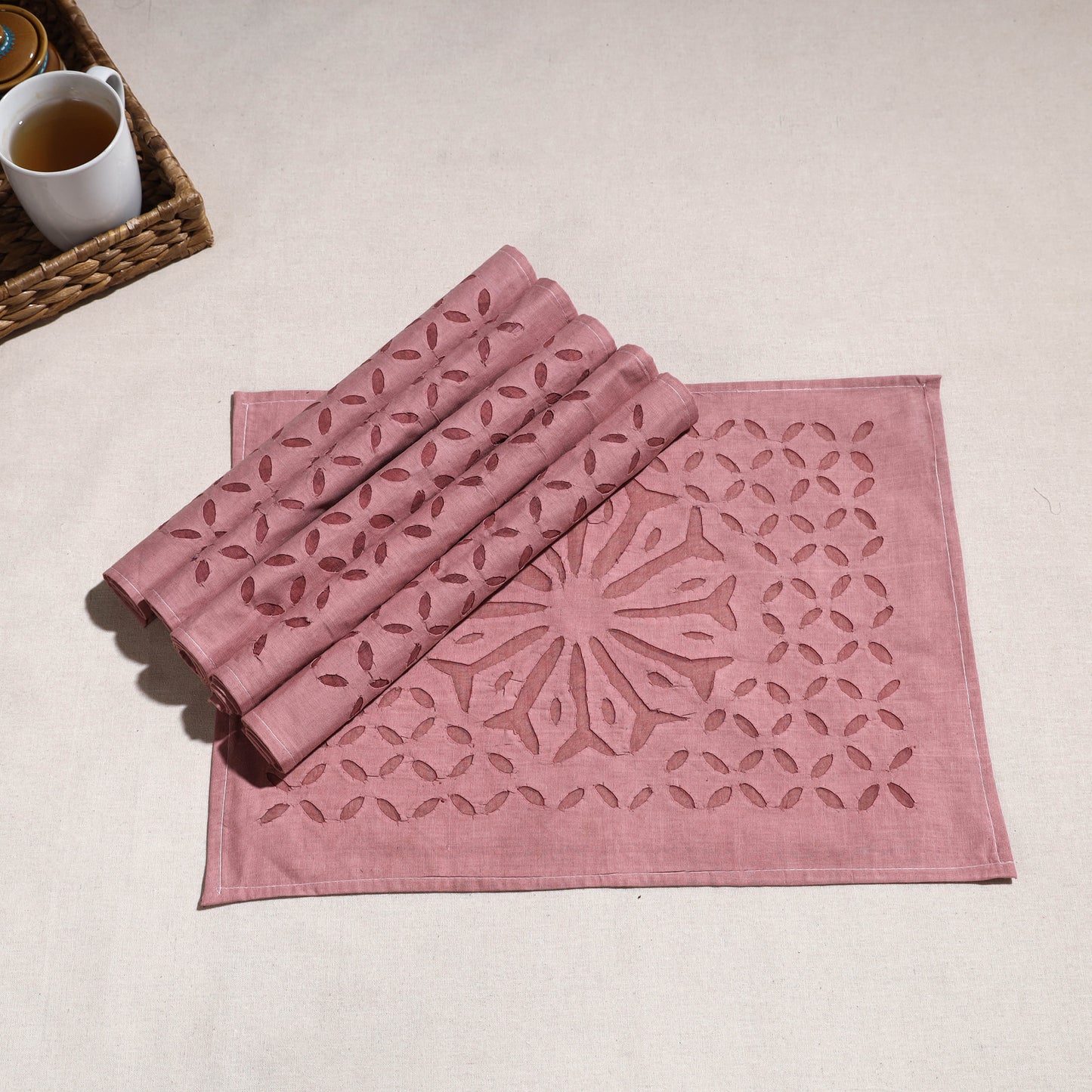 Applique work Table Mats 