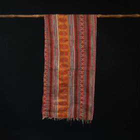 Bengal Kantha Handwork Patchwork Reversible Silk Stole 180