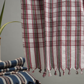 Handloom Fine Cotton Checks Bath Towel  67