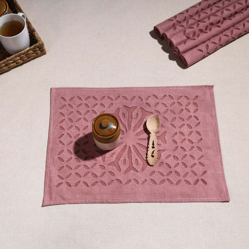 Applique work Table Mats 