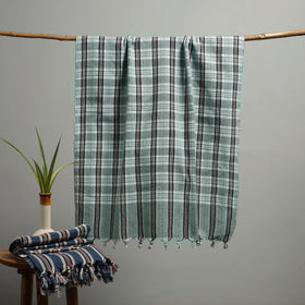 Handloom Fine Cotton Checks Bath Towel  68