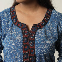 Jahota Block Printed Cotton Straight Kurta 11