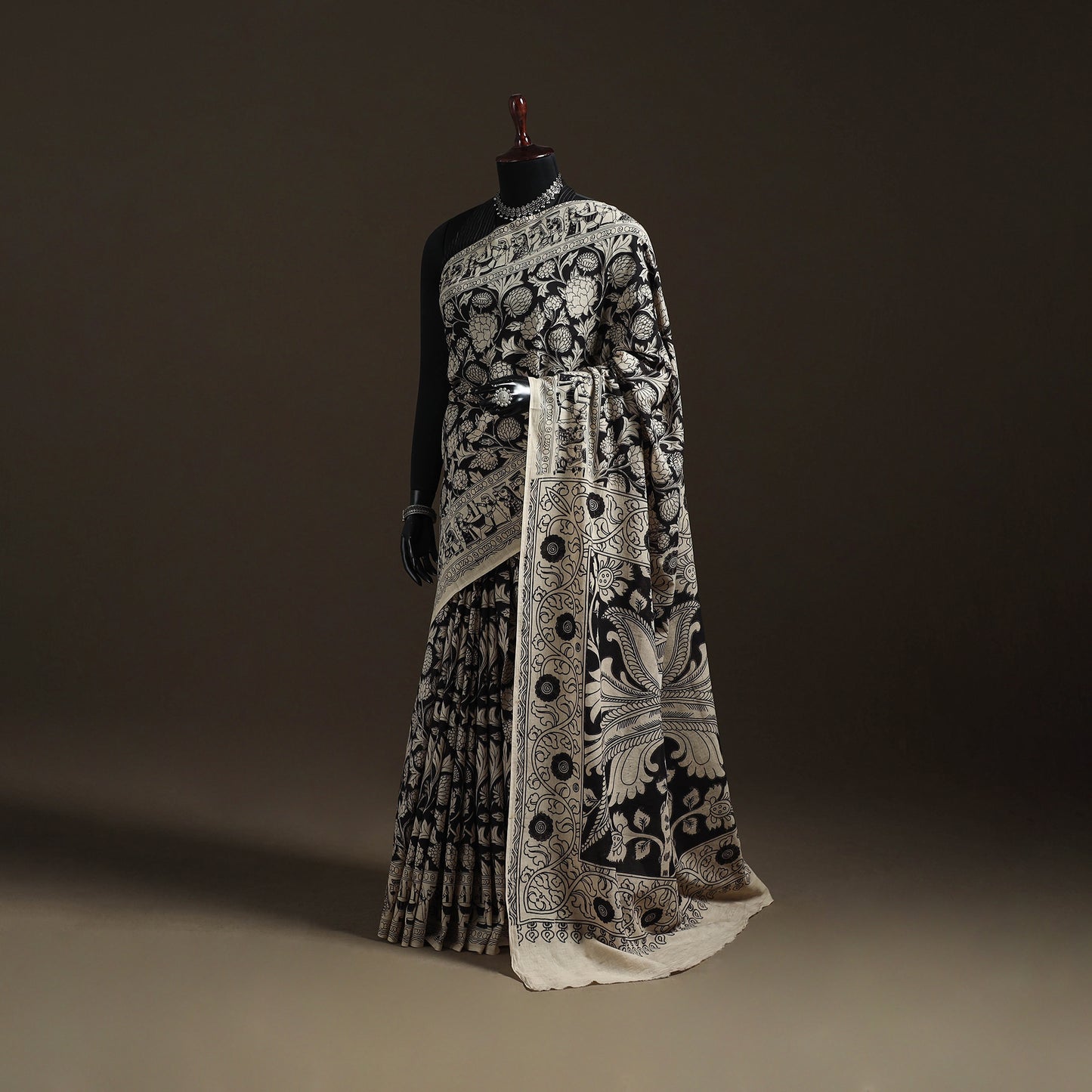 Printed Cotton Kalamkari Saree 49