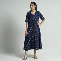 Pochampally Double Ikat Weave Cotton Dress
