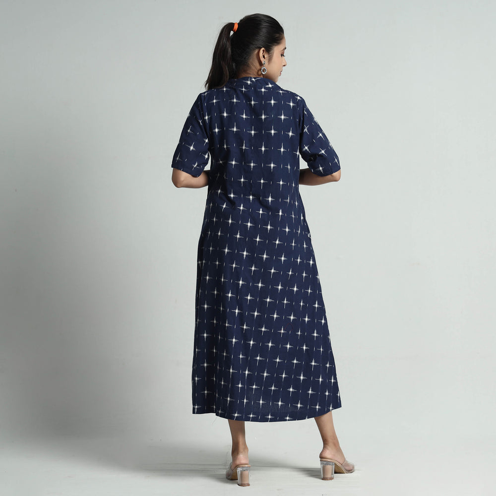 Pochampally Double Ikat Weave Cotton Dress
