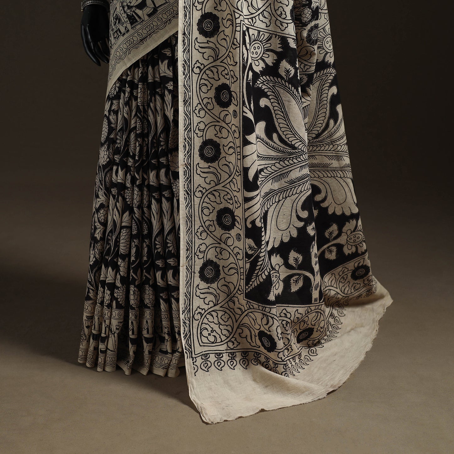 Printed Cotton Kalamkari Saree 49