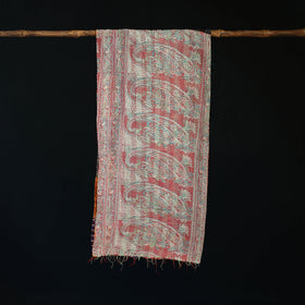 Bengal Kantha Handwork Patchwork Reversible Silk Stole 165