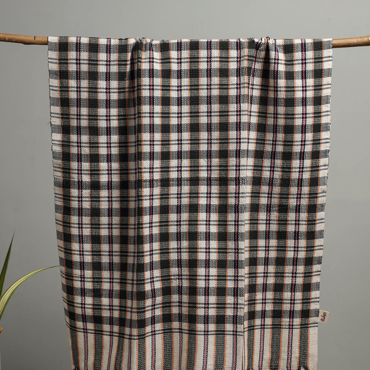 Handloom Fine Cotton Checks Bath Towel  72