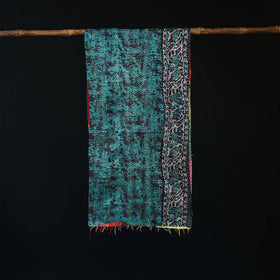 Bengal Kantha Handwork Patchwork Reversible Silk Stole 160