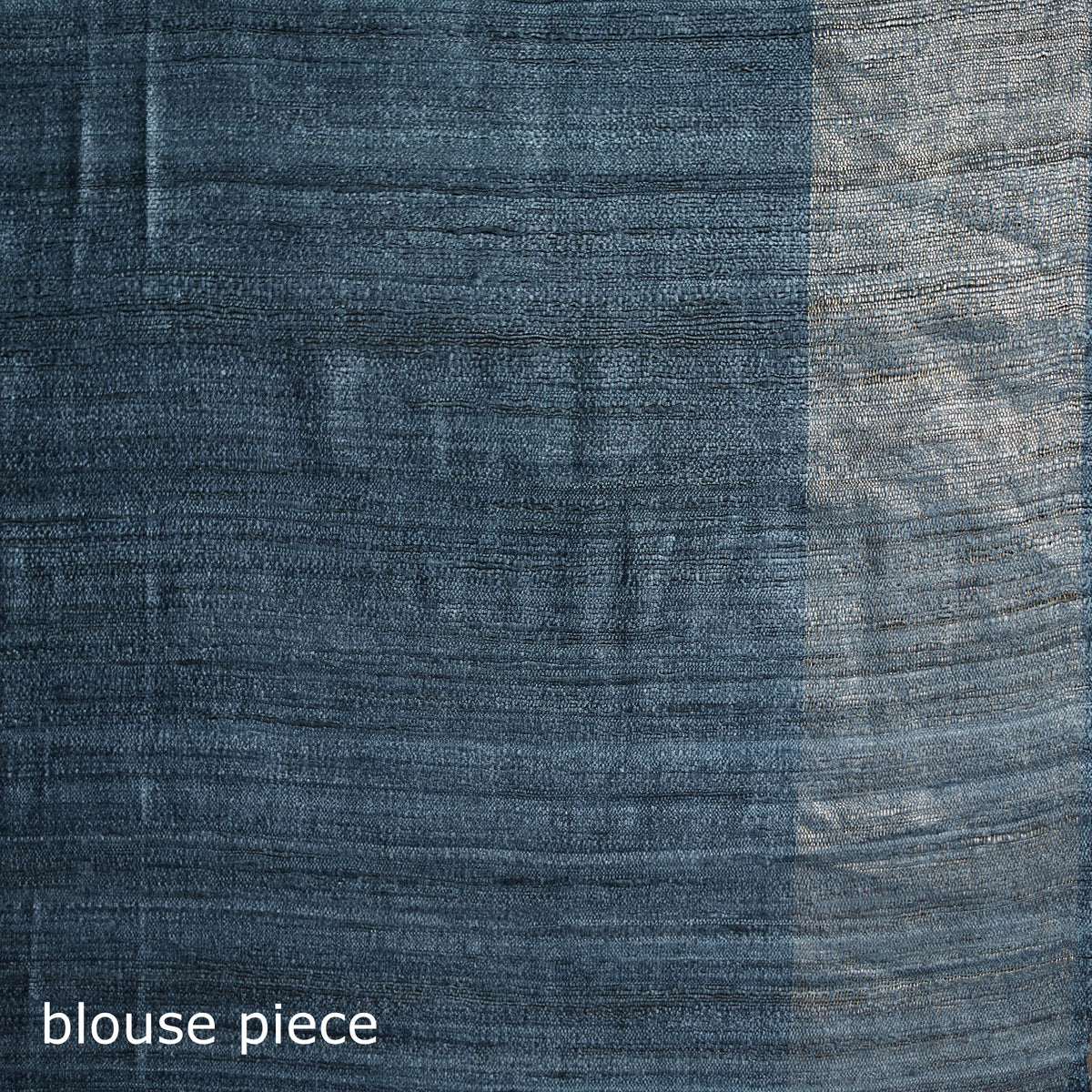Ghicha Tussar Silk Bhagalpuri Pure Handwoven Saree with Zari Border 02
