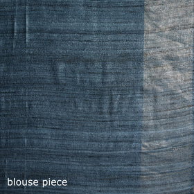 Ghicha Tussar Silk Bhagalpuri Pure Handwoven Saree with Zari Border 02