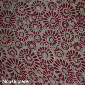 Kalamkari Printed Kota Doria Cotton Saree 01