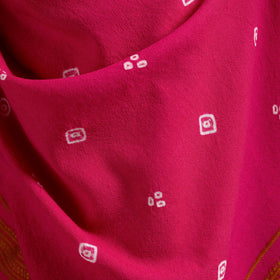 Kutch Handwoven Bandhani Merino Wool Shawl 26