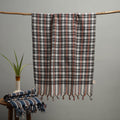 Handloom Fine Cotton Checks Bath Towel  74