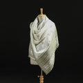 Kutch Handwoven Mirror Work Chomuk Buta Acrylic Wool Shawl 16
