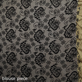 Kalamkari Printed Kota Doria Cotton Saree 02