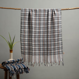 Handloom Fine Cotton Checks Bath Towel  75
