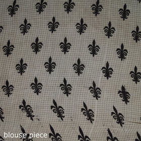 Kalamkari Printed Kota Doria Cotton Saree 03