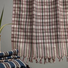 Handloom Fine Cotton Checks Bath Towel  76