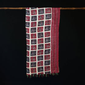 Bengal Kantha Handwork Patchwork Reversible Silk Stole 148
