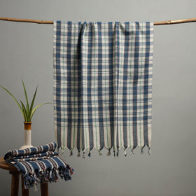 Handloom Fine Cotton Checks Bath Towel  77