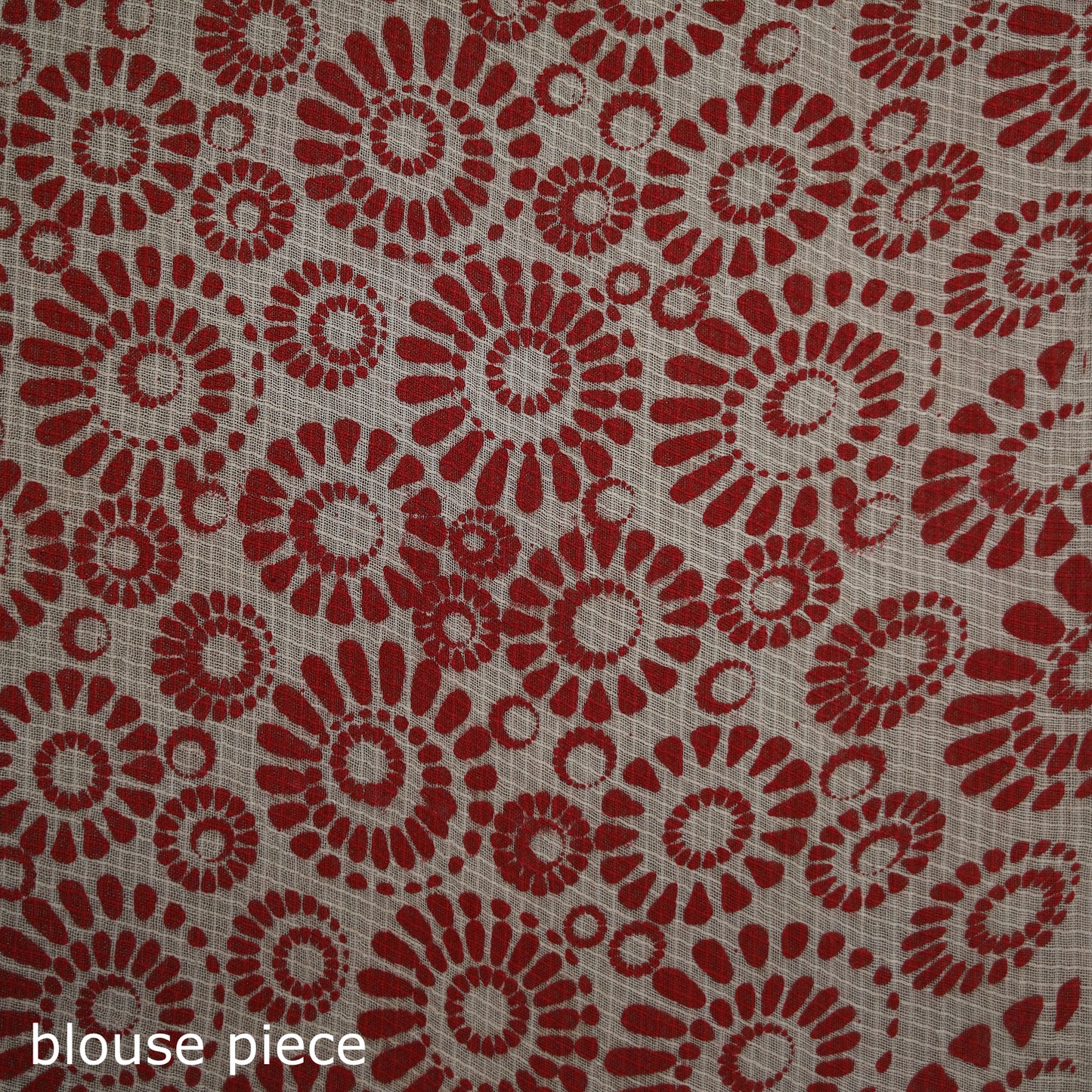 Kalamkari Printed Kota Doria Cotton Saree 04
