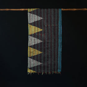 Bengal Kantha Handwork Patchwork Reversible Silk Stole 142