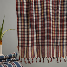 Handloom Fine Cotton Checks Bath Towel  79