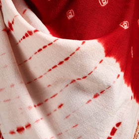 Kutch Handwoven Bandhani Merino Wool Shawl 30