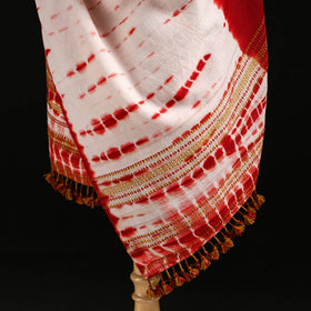 Kutch Handwoven Bandhani Merino Wool Shawl 30