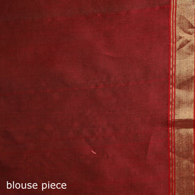 Pure Handloom Zari Buta Katan Silk Chanderi Saree 03