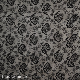 Kalamkari Printed Kota Doria Cotton Saree 05