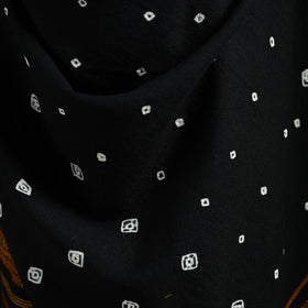 Kutch Handwoven Bandhani Merino Wool Shawl 31
