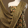 Buy Green 3pc Sanganeri Block Print Cotton Dress Material
