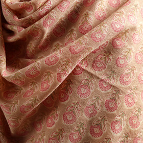 Floral Sanganeri Print Pure Merino Wool Handwoven Shawl 10