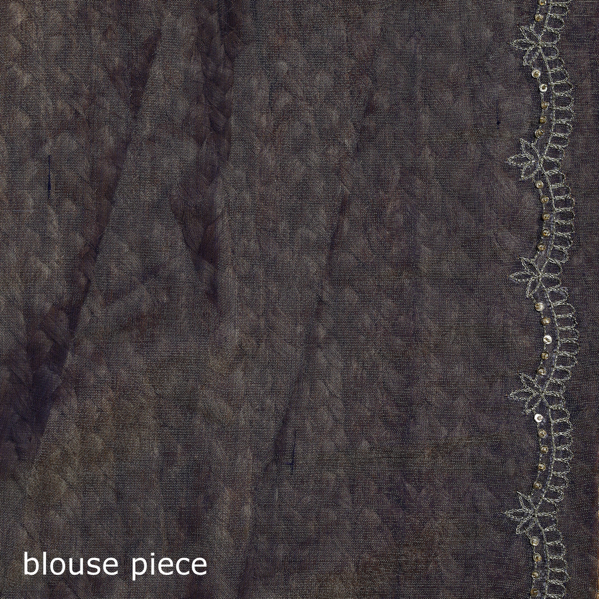 Pure Handloom Tissue Zari Buti Bead Work Katan Silk Chanderi Saree 11