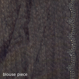 Pure Handloom Tissue Zari Buti Bead Work Katan Silk Chanderi Saree 11