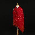 Kutch Handwoven Bandhani Merino Wool Shawl 33