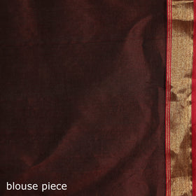 Pure Handloom Zari Buta Katan Silk Chanderi Saree 02