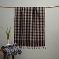 Handloom Fine Cotton Checks Bath Towel  84
